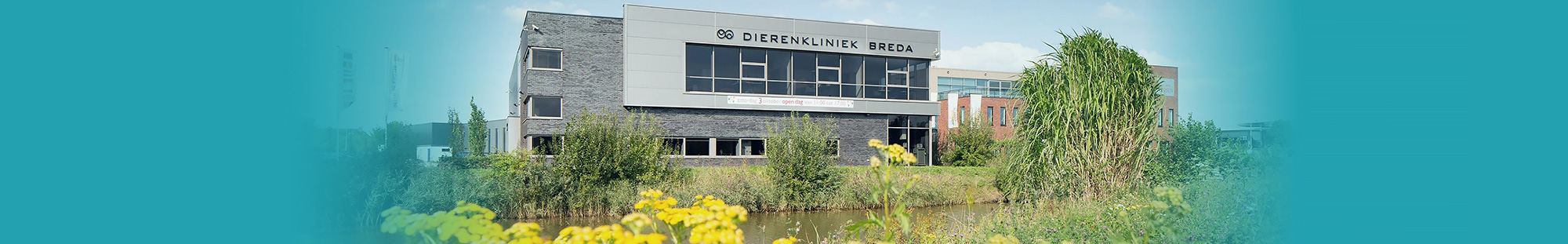 Het pand van dierenkliniek Breda